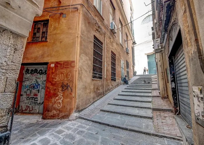 226 - Casa Dell'orto- Nel Cuore Del Centro Storico Di Genova, 500metri Dall'acquario Di Apartmán Janov